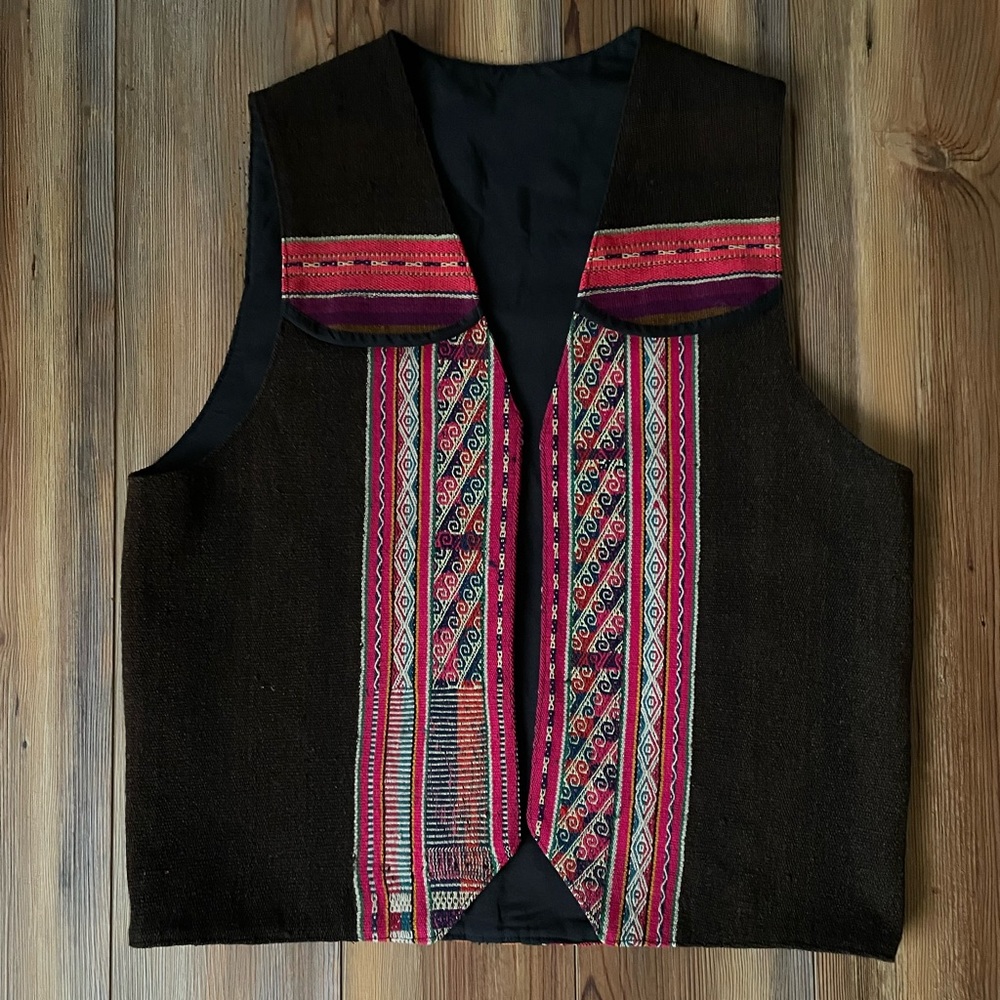 Bolivian Patterned Vest